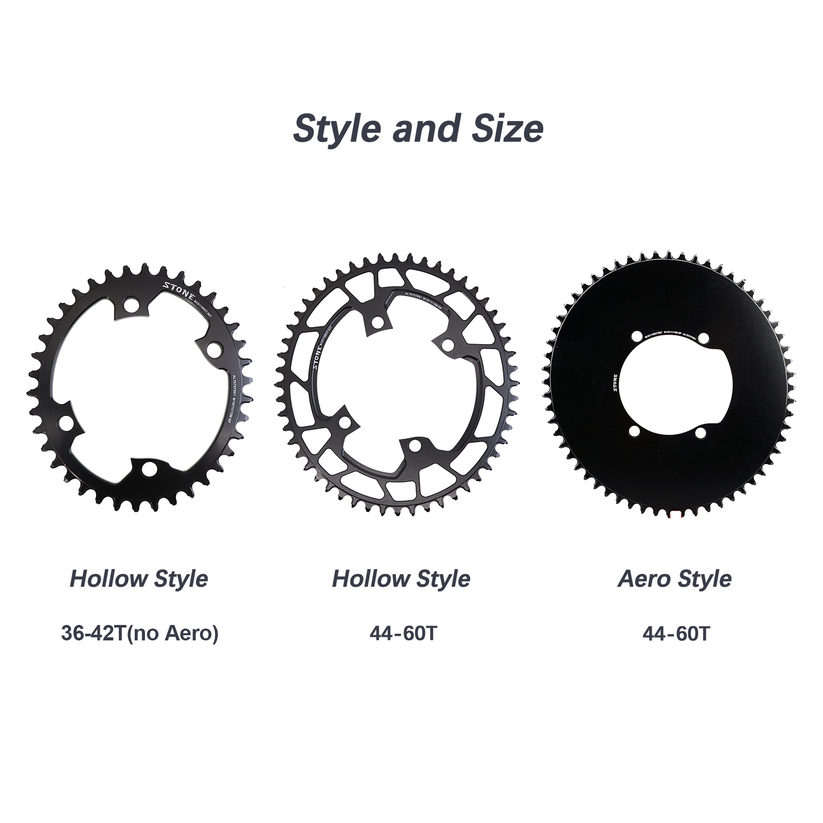 Stone Oval Chainring 110BCD for Shimano 105 R7100 UT R8100 DA R9200 34 40 42T 44 46T 48 50T 54 56 58T 60 Road Bike 12s