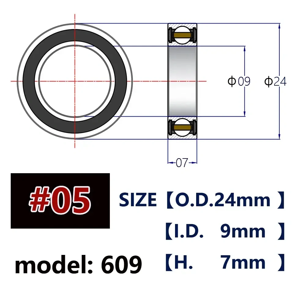 Bike Hub Ceramic Bearings for Road Bike Mountain Disc Brake Thru Axle Hubs Super Light Lubricant 6802 6803 6902 6903 6800 15267
