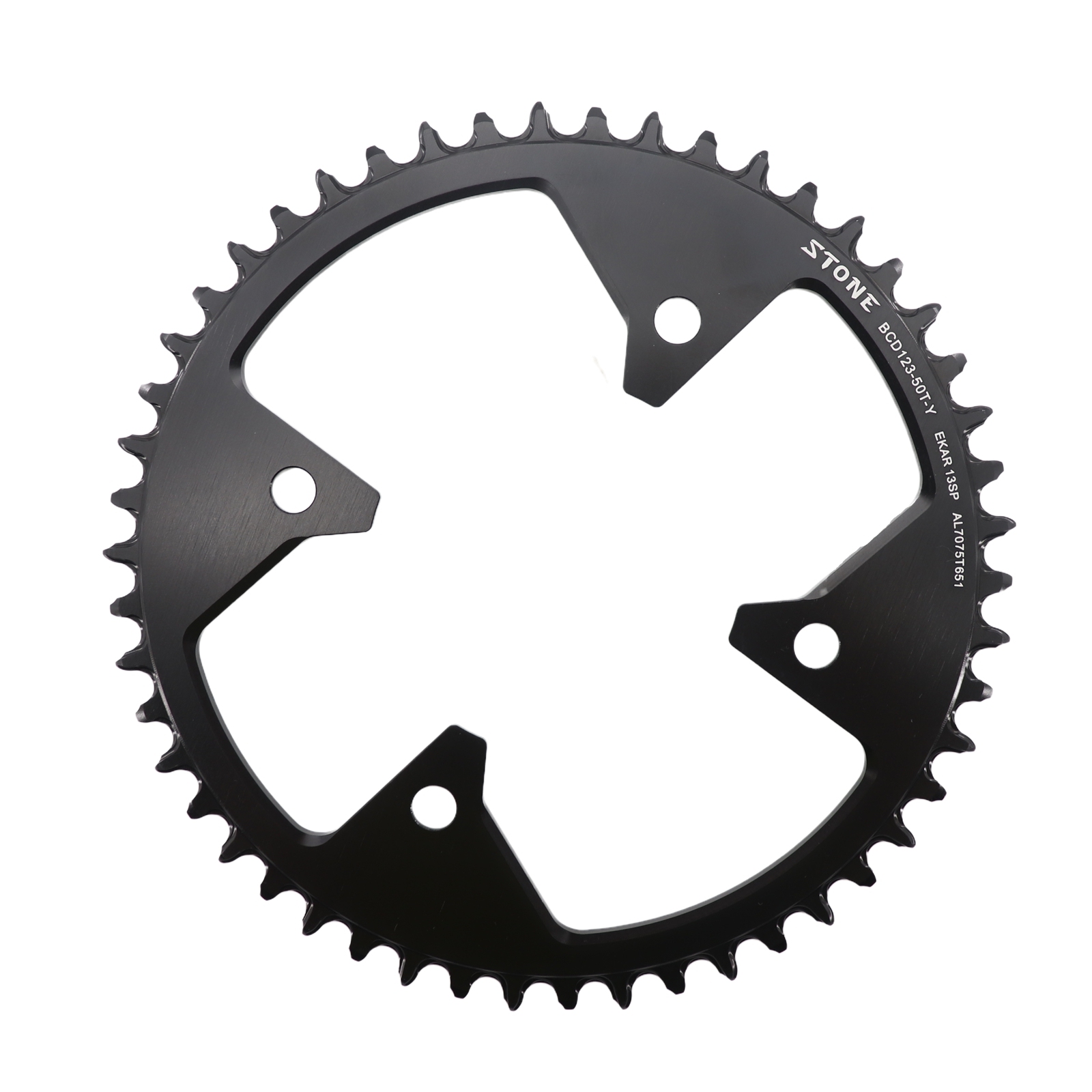 Stone 123BCD Bike Chainring Round for Campagnolo for Ekar Crank Gravel Road 1x13 Crankset for CP 13 Speed C13 Chain