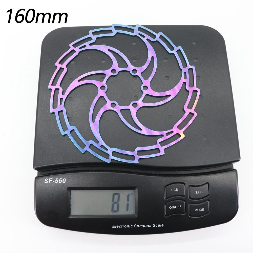 IIIPRO Bike disc brake oil slick stainless steel MTB road bike 160 180 203 rainbow lightweight 6 bolts G3 centerline rotor ipro