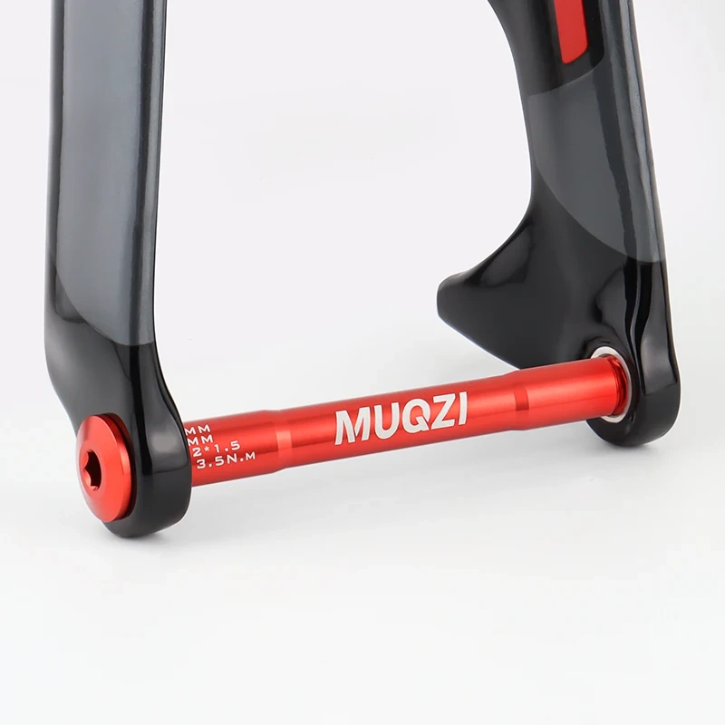 MUQZI MTB Thru Axle 15x100 15x110 12x142 12x100 12x148 Road Bicycle Wheel Axle 12mm 15mm Hub Thru Axle Fork Shaft