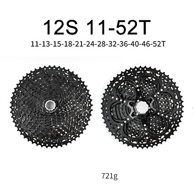 SUNSHINE-SZ HG Cassette Freewheel for MTB 8 / 9 / 10 / 11 / 12 Speed All Black Red Frame Compatible with Shimano DEORE SLX XT XTR and SRAM X5 X7 X9 XX1 XO SX NX