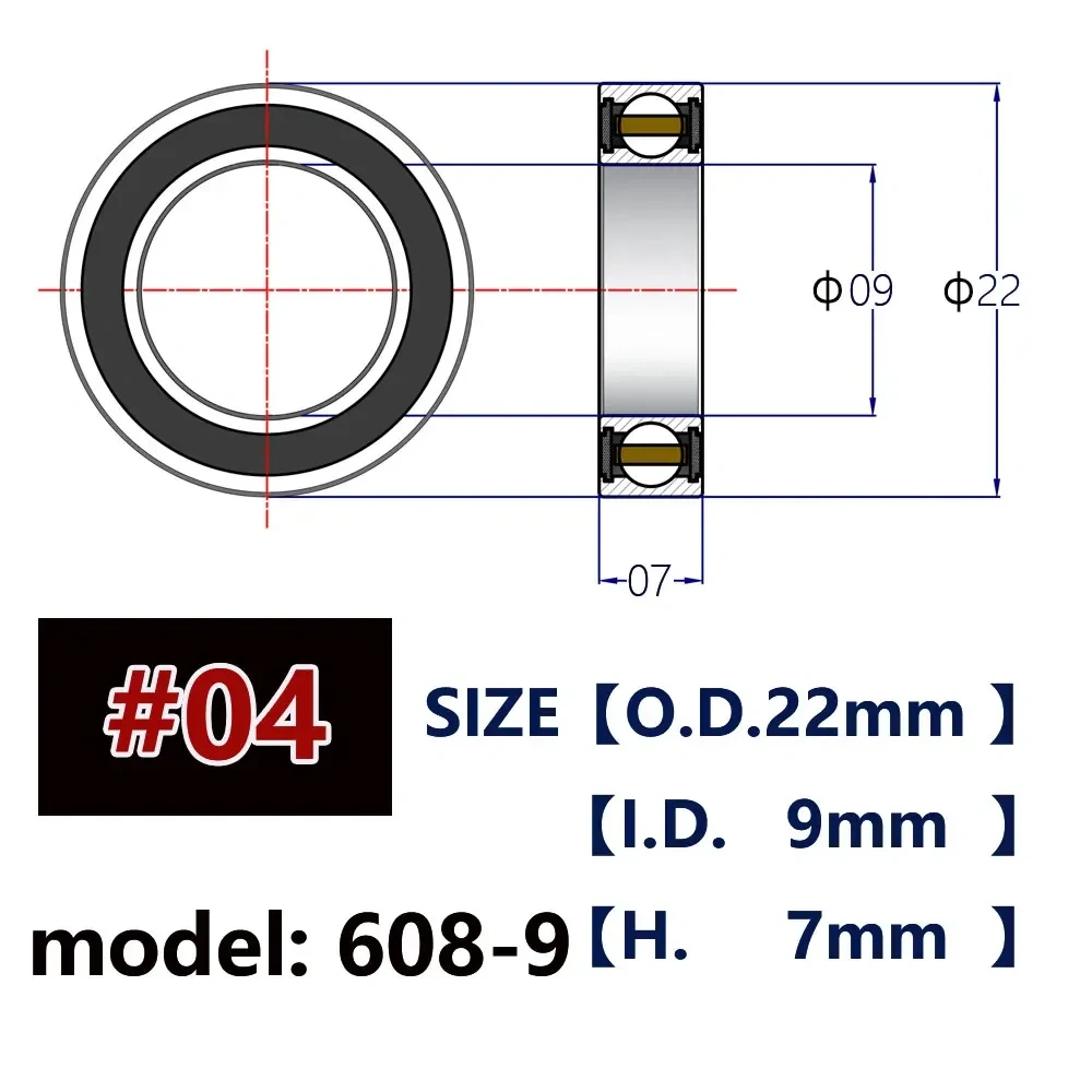 Bike Hub Ceramic Bearings for Road Bike Mountain Disc Brake Thru Axle Hubs Super Light Lubricant 6802 6803 6902 6903 6800 15267