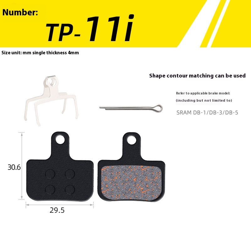 TOOPRE MTB Bicycle Hydraulic Disc Brake Pads For b01s for Shimano for SRAM for AVID HAYES for Magura ZOOM Cycling Bike