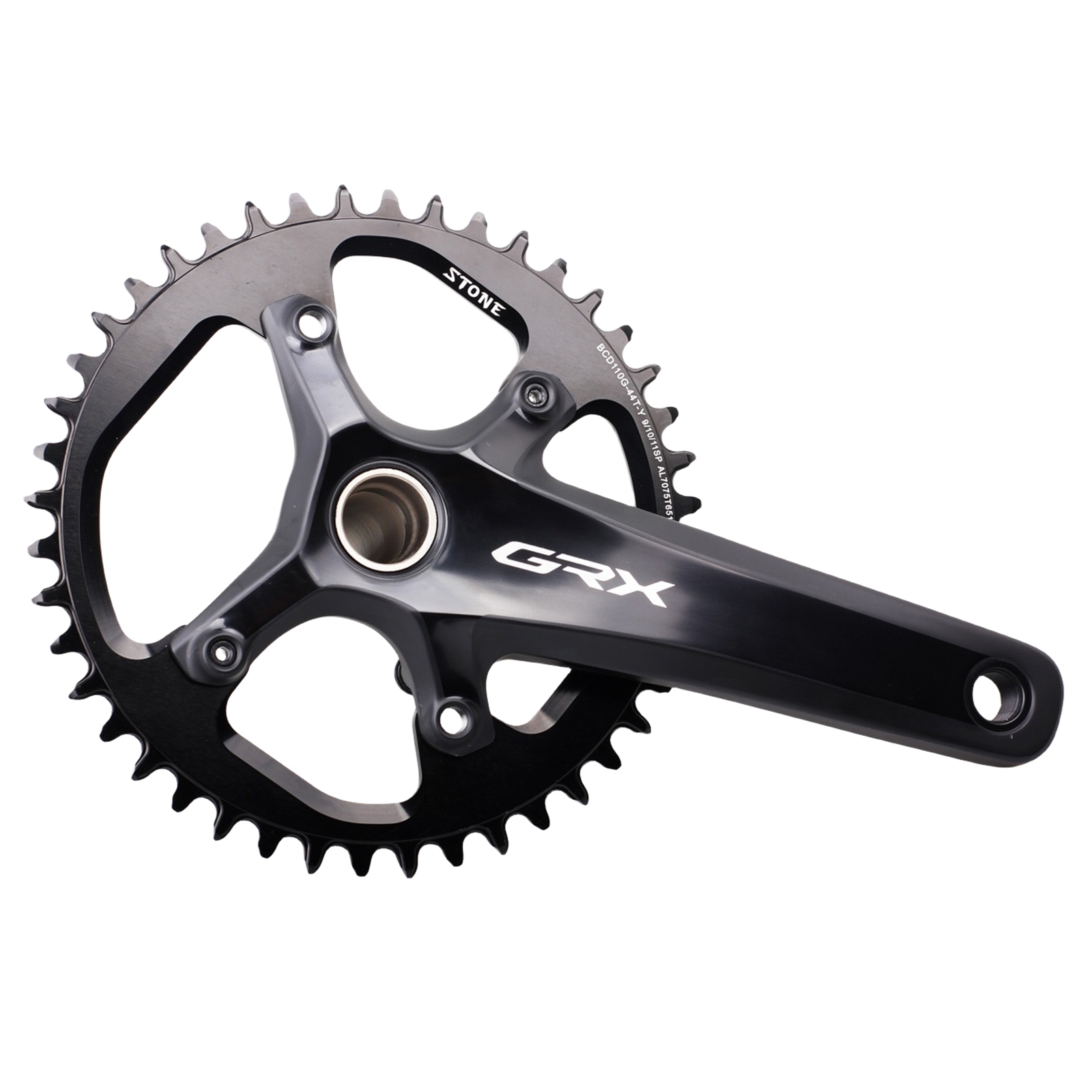 Stone Round Chainring 110 BCD for Shimano Gravel GRX FC RX810 RX600 34 36 38 40 42 46 58T 60T Tooth Road Bike Chainwheel 110bcd