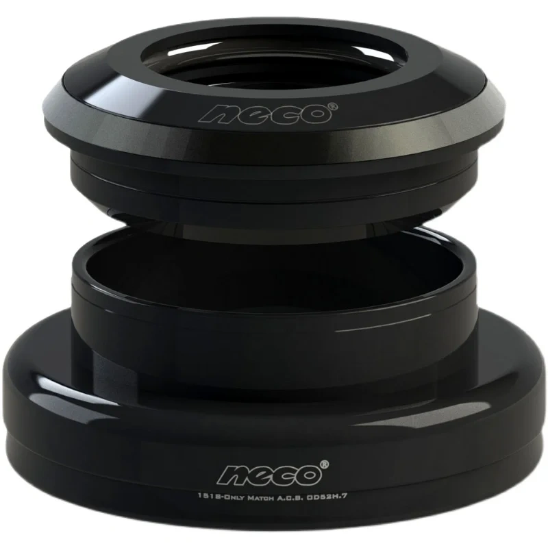 Neco Bike Headset ZS 44 28.6 44 39.8 Threadless fits 1-1/8'' to 1.5''  Tapered Fork Steerer AL Cycling Headset MTB bike