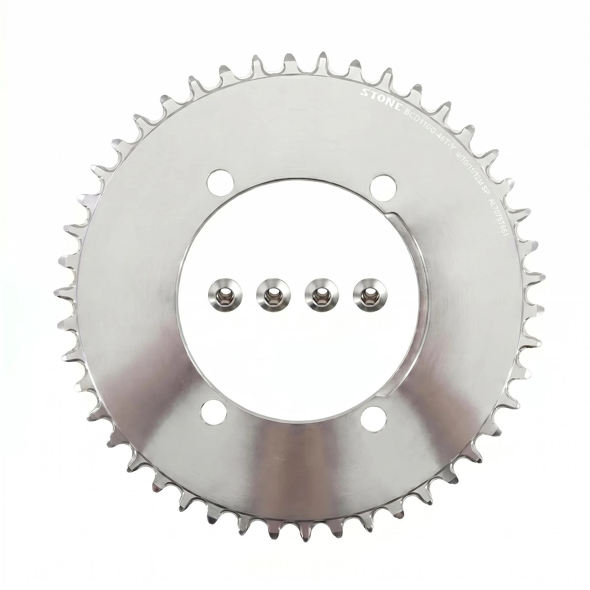 Stone Round Chainring 110 BCD for Shimano Gravel GRX FC RX810 RX600 34 36 38 40 42 46 58T 60T Tooth Road Bike Chainwheel 110bcd