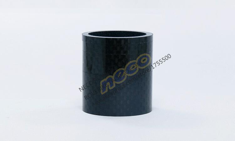 Neco 1.125/1 Inch 25.4/28.6mm 20/10/5/3/2mm Bicycle Fork Headset Carbon Fiber Bike Fork Adjust Dust Cover Spacer Washer