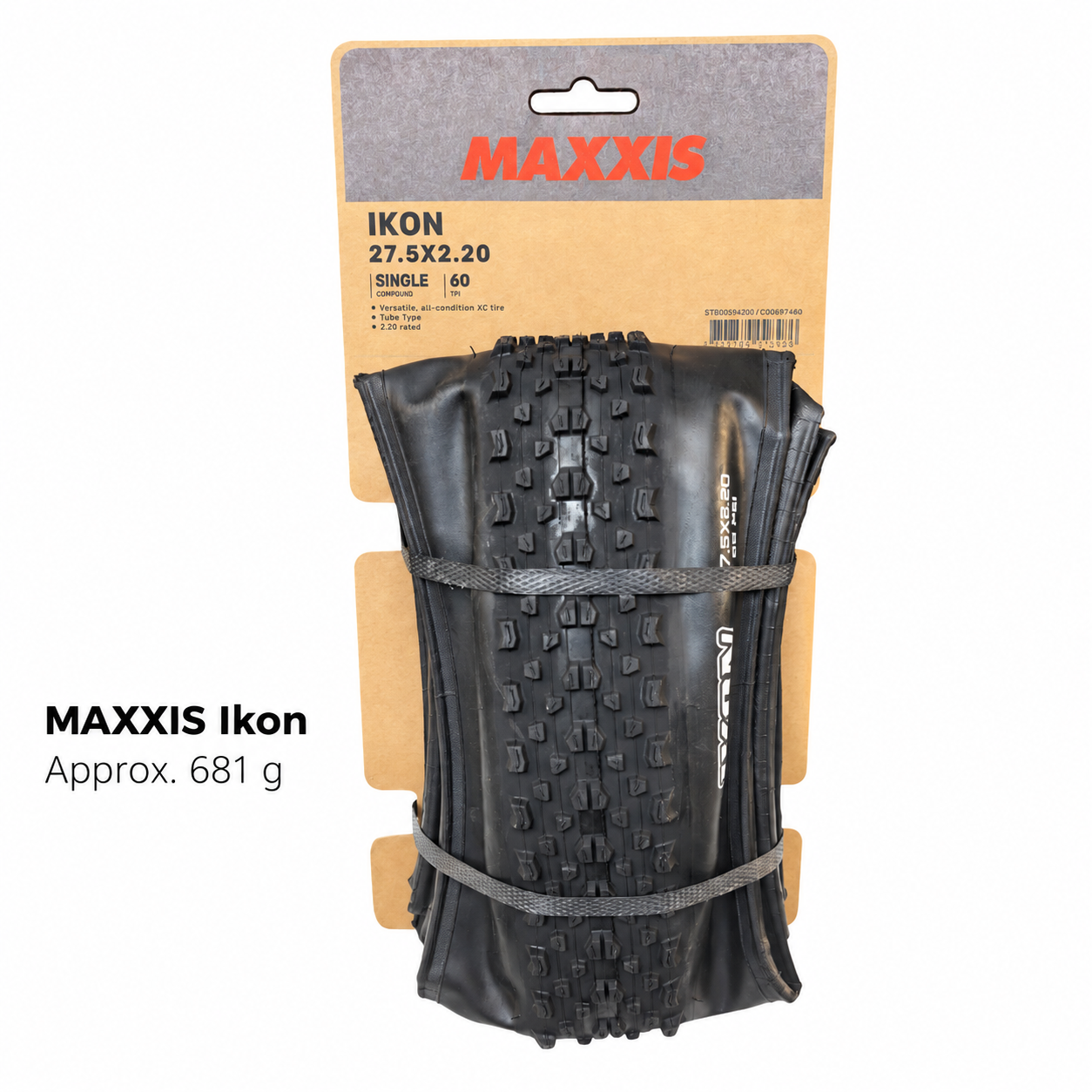 MAXXIS Ikon Folding XC Tire, Standard and EXO TR Options