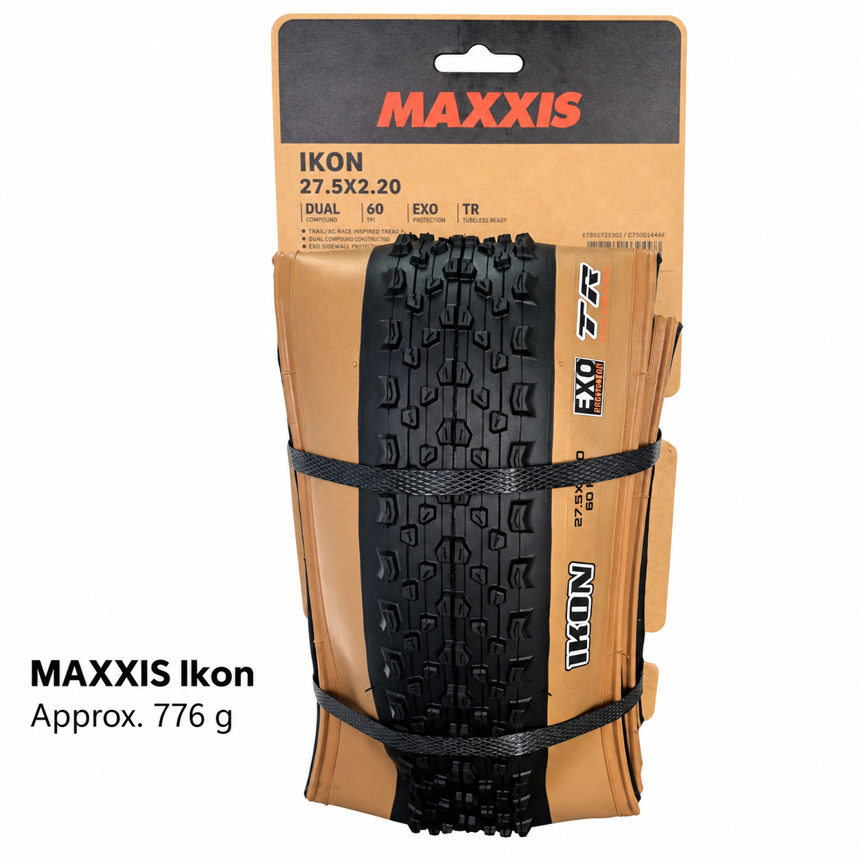 MAXXIS Ikon Folding XC Tire, Standard and EXO TR Options