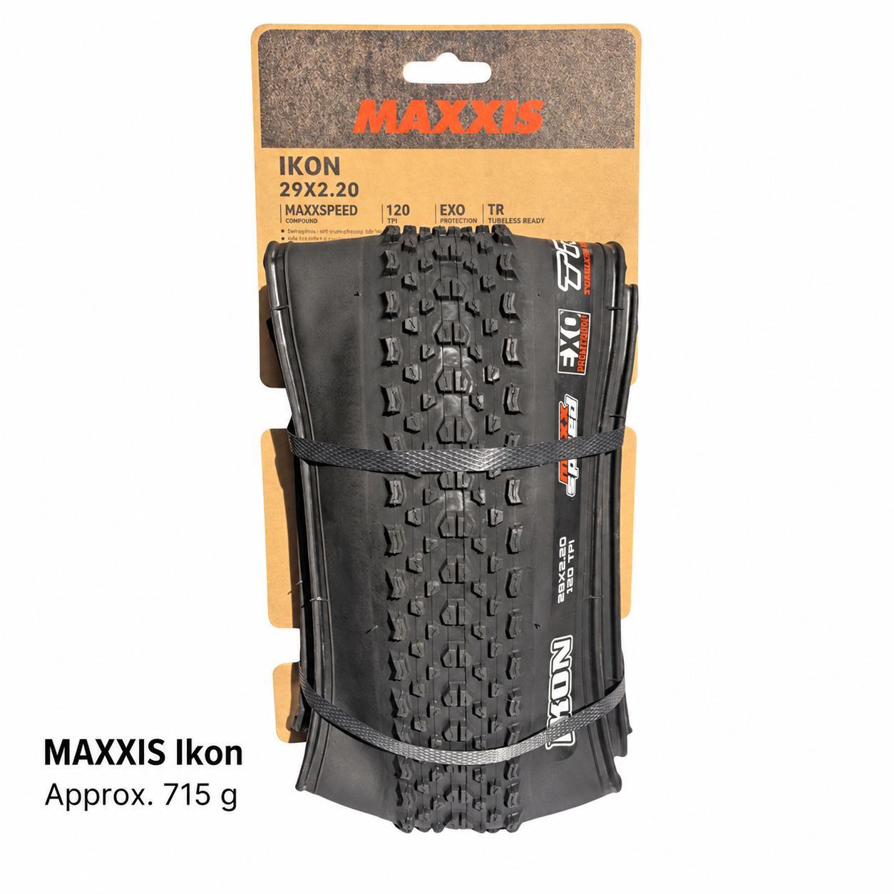 MAXXIS Ikon Folding Cross-Country MTB Tires, Standard, EXO and Tubeless Ready TR Versions with Size Options