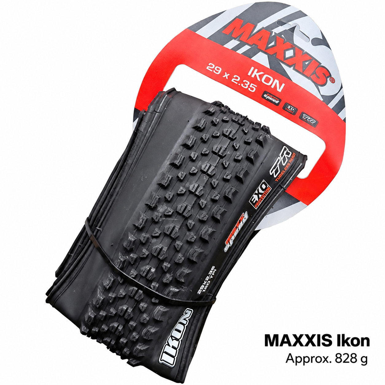 MAXXIS Ikon Folding Cross-Country MTB Tires, Standard, EXO and Tubeless Ready TR Versions with Size Options