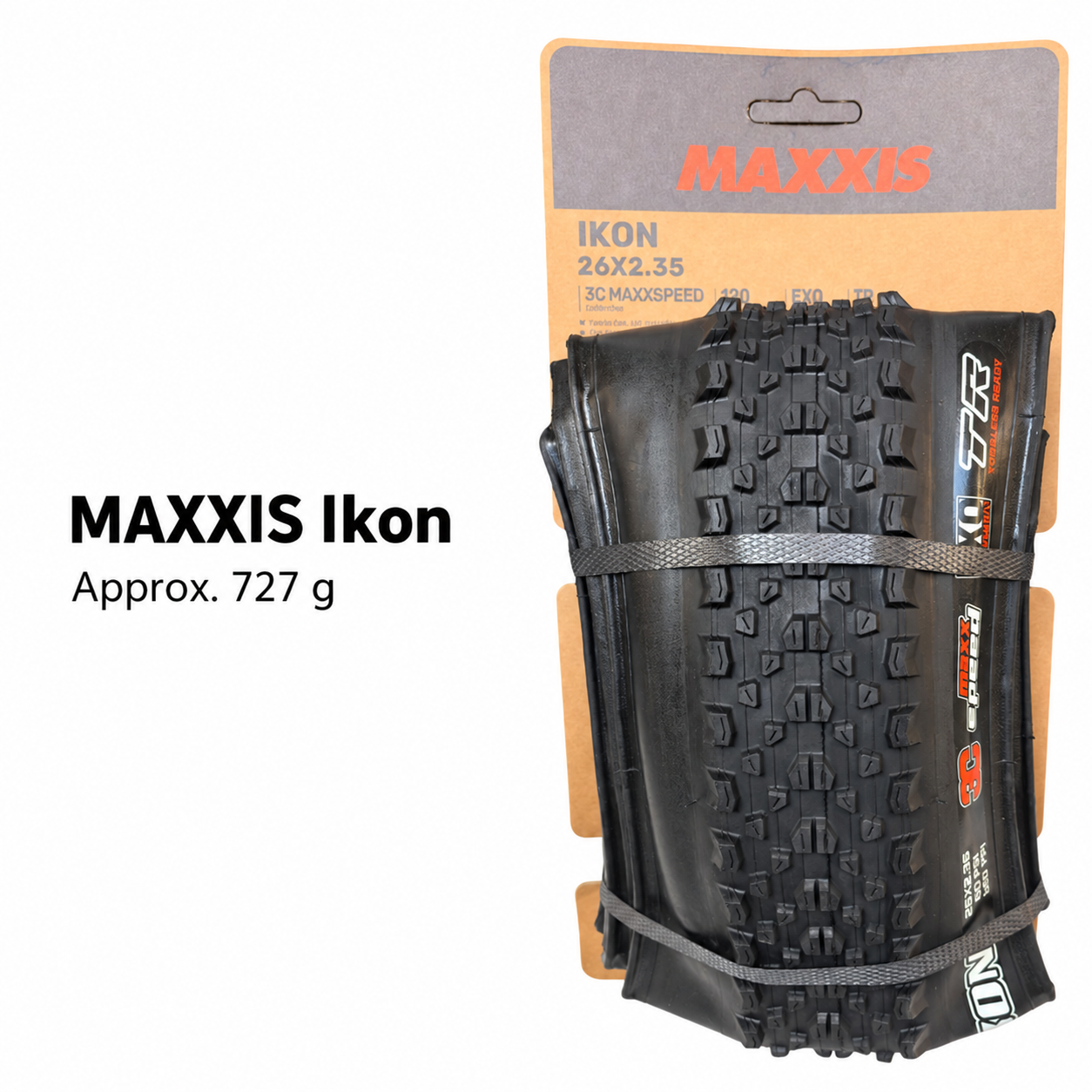 MAXXIS Ikon Folding XC Tire, Standard and EXO TR Options