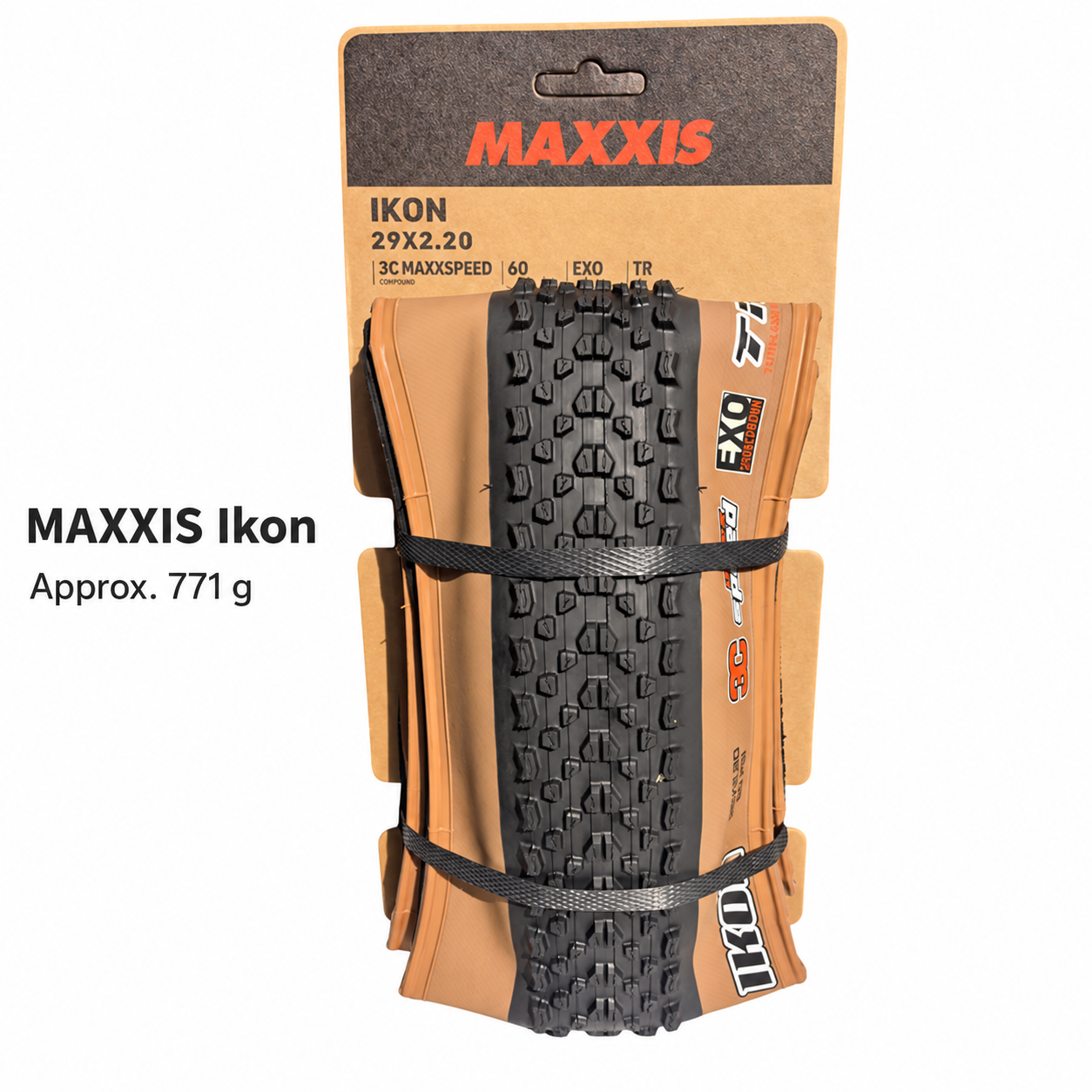 MAXXIS Ikon Folding XC Tire, Standard and EXO TR Options