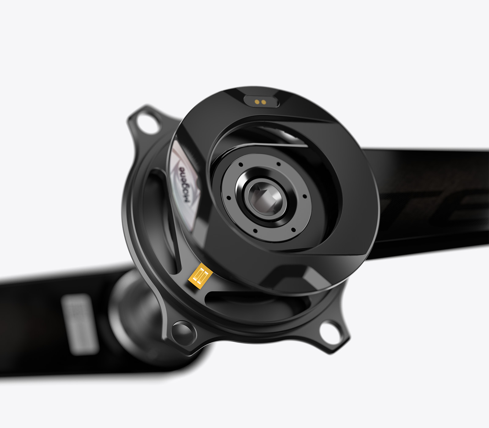Magene TEO P515 Carbon Fiber Road Bike Crankset Power Meter 110BCD 4-Bolt 29mm DUB Spindle 160-175mm ANT+ Bluetooth