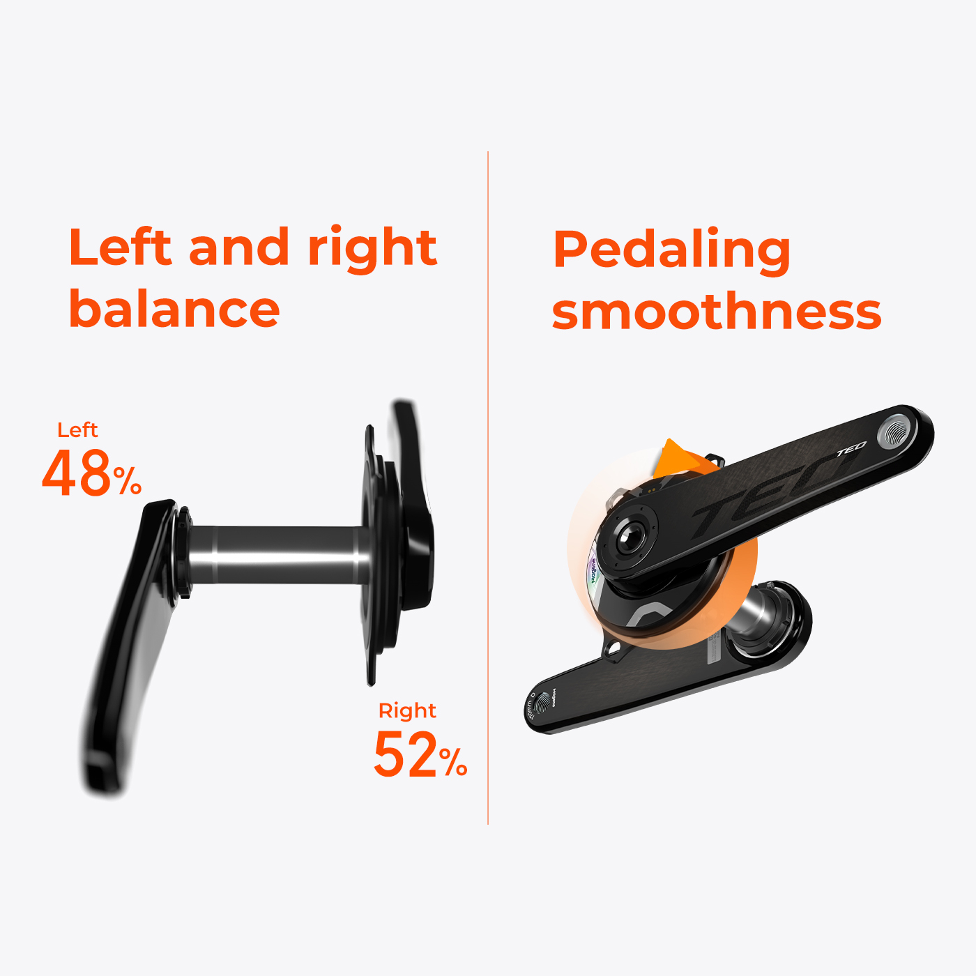 Magene TEO P515 Carbon Fiber Road Bike Crankset Power Meter 110BCD 4-Bolt 29mm DUB Spindle 160-175mm ANT+ Bluetooth