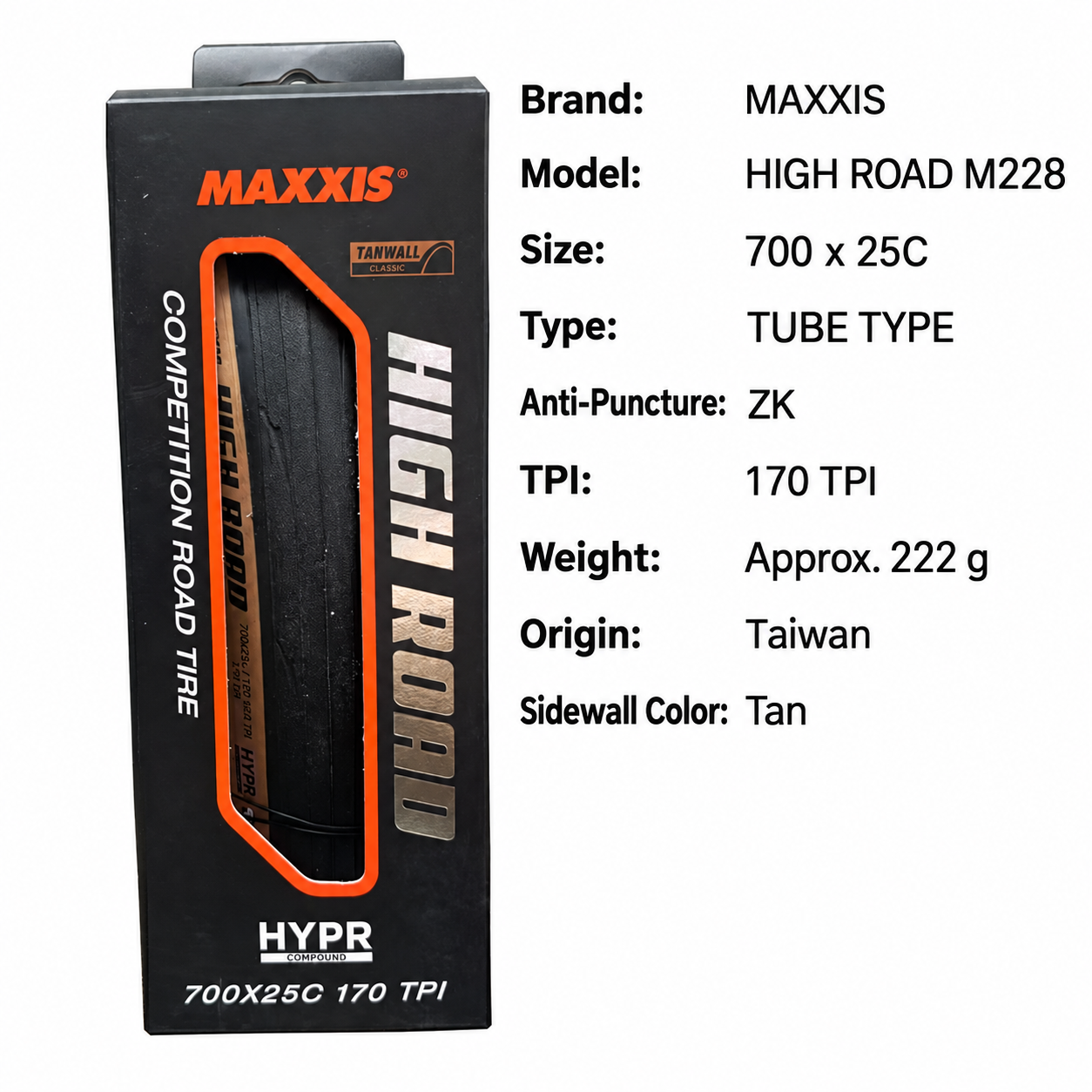 MAXXIS High Road and High Road SL Folding Road Tires, 700 x 25C, 28C, 30C and 32C