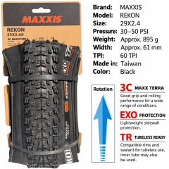 29 x 2.4 WT / 3C MaxxTerra EXO TR / Black
