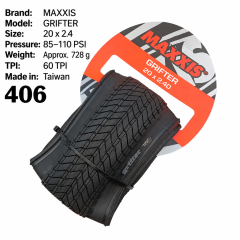 20 x 2.4 / 60 TPI / Black