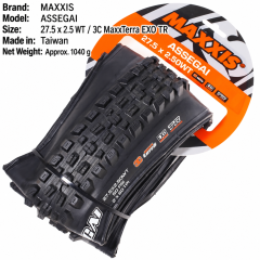 27.5 x 2.5 WT / 3C MaxxTerra EXO TR / Black