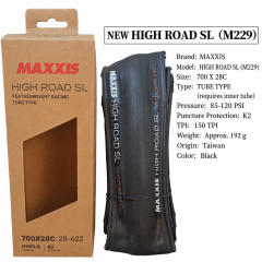 700 x 28C / M229 SL / Tube Type / K2 / Black