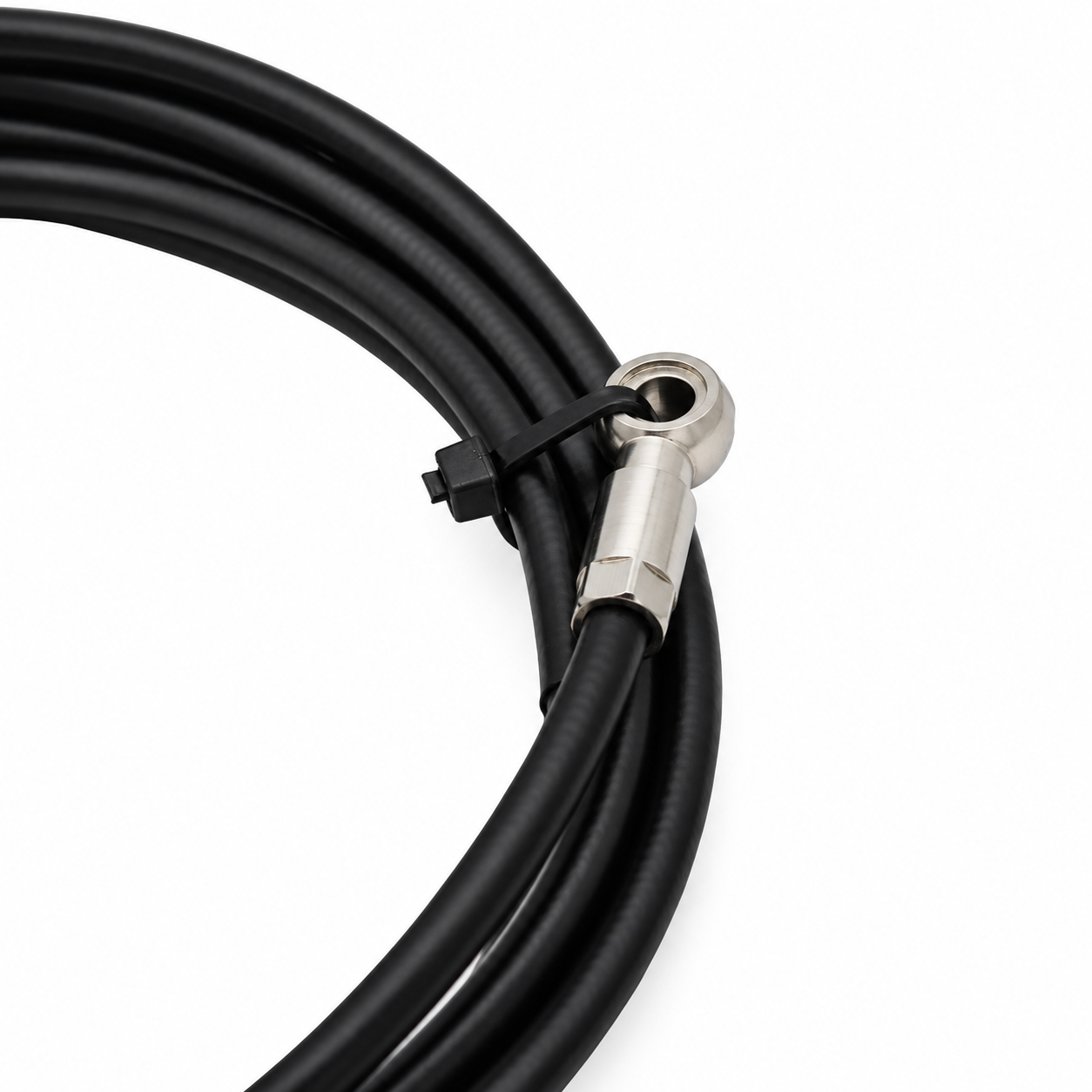 2 m Black Hydraulic Disc Brake Hose Kit for Magura MT4 MT4E MT5 MT5E MT6 MT7 MT8, 5 mm Caliper Banjo Connector with Olive and Seals