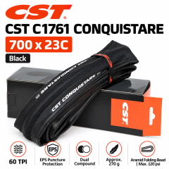 C1761 / 700 x 23C / 60 TPI / Black
