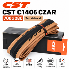 C1406 / 700 x 28C / 60 TPI / Tan Sidewall