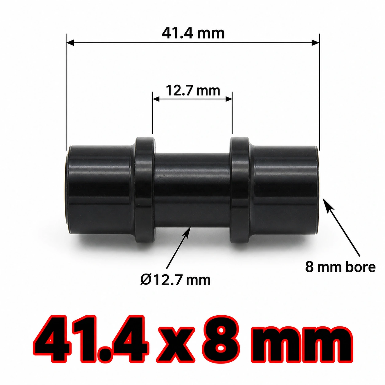 Rear Shock Mounting Hardware Adapter Kit for MTB Frames, 8 mm Bore, 22. ...