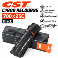 C1808 / 700 x 25C / 120 TPI / Black