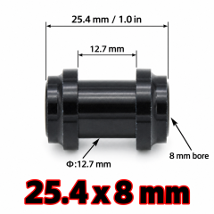 25.4 x 8 mm