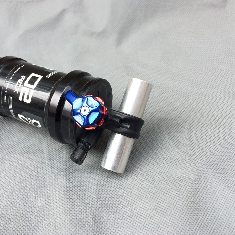Rear Shock Mounting Hardware Adapter Kit for MTB Frames, 8 mm Bore, 22.2 / 24 / 25.4 / 38 / 41.4 mm Widths, 12.7 mm Center Shaft