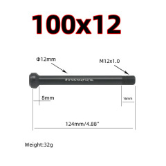 100 x 12 mm / 124 mm long