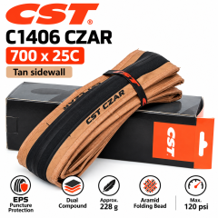 C1406 / 700 x 25C / 60 TPI / Tan Sidewall