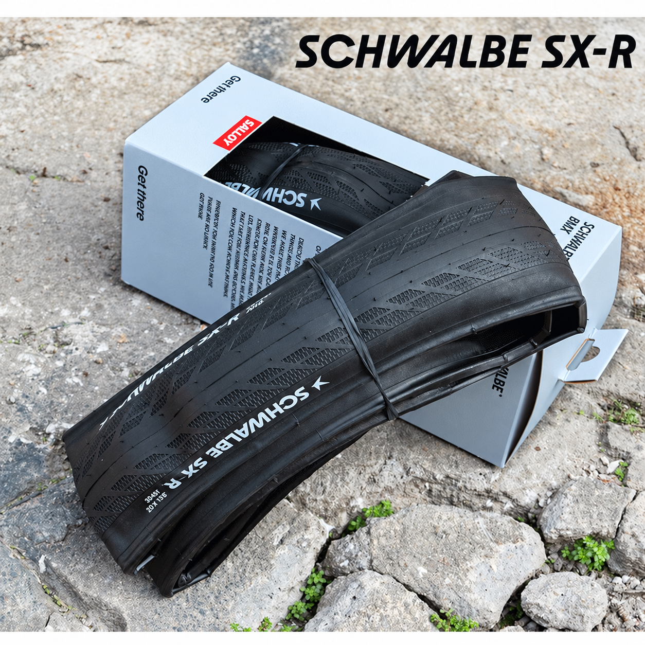 SCHWALBE SX-R 20 Inch Folding BMX Bicycle Tires, 42-406 20 x 1.6, 47-406 20 x 1.85 and 30-451 20 x 1 3/8, 67 EPI Performance Casing - detail 13