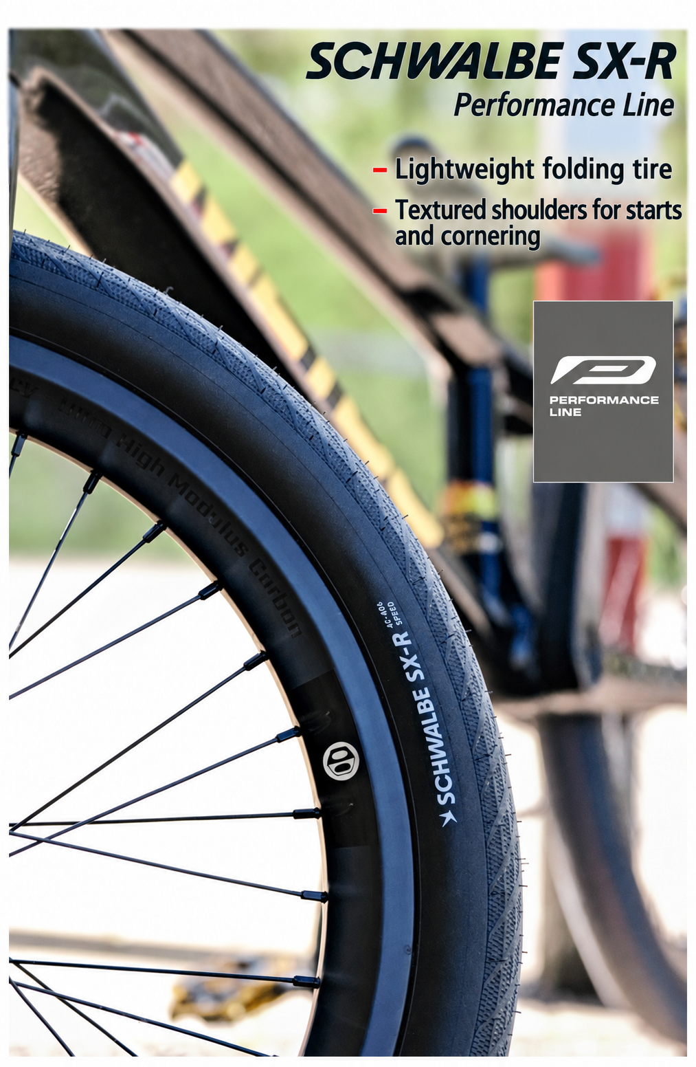 SCHWALBE SX-R 20 Inch Folding BMX Bicycle Tires, 42-406 20 x 1.6, 47-406 20 x 1.85 and 30-451 20 x 1 3/8, 67 EPI Performance Casing - detail 11