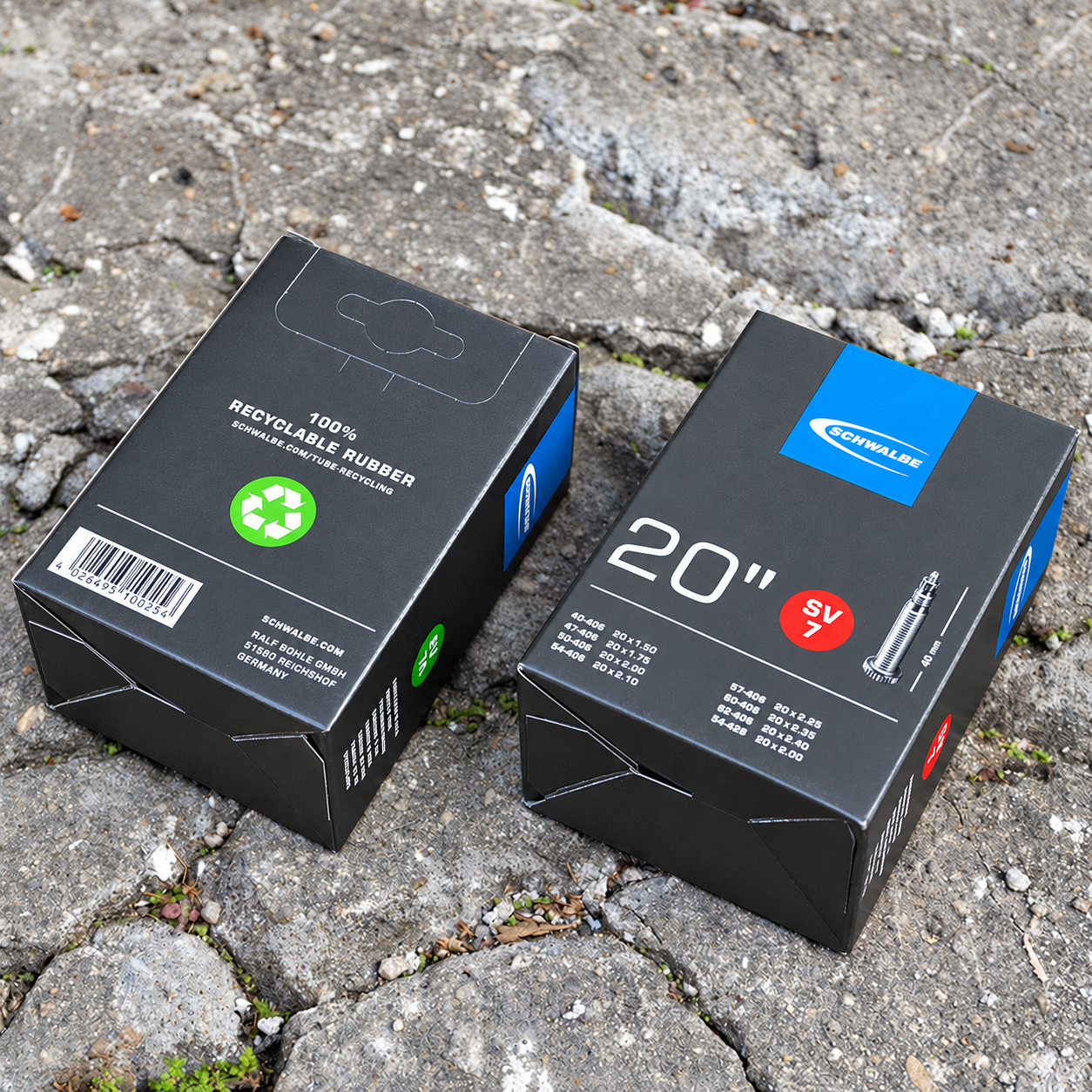 SCHWALBE 20 Inch Butyl Bicycle Inner Tubes for 406 and 451 Wheels, AV6 SV6 SV7 AV7A SV7A SV7B with 40 mm Schrader or Presta Valve Options - detail 9