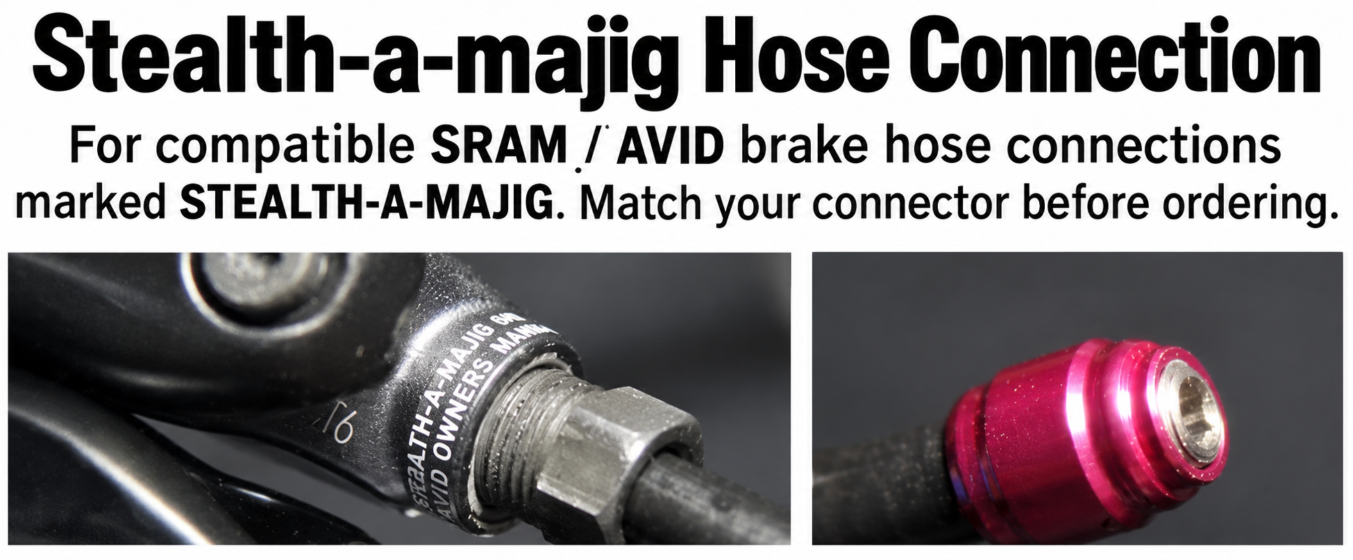 SRAM AVID Compatible Stealth-a-majig Brake Hose Olive and Threaded Insert Kit, Single Set or 10 Sets with T8 Tool, for 5.0 x 2.0 mm Hose - detail 24