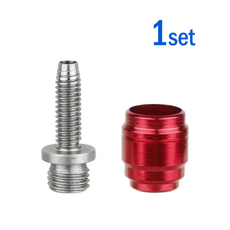 Stealth-a-majig Brake Hose Olive and Threaded Insert Kit Compatible With SRAM AVID, Single Set or 10 Sets with T8 Tool, for 5.0 x 2.0 mm Hose