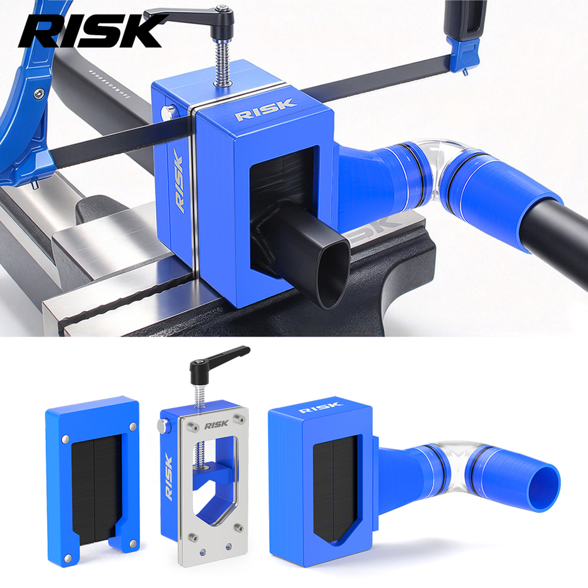 RISK RL365 Bicycle Tube Cutting Guide for 20-47 mm Round Tubes and Non ...