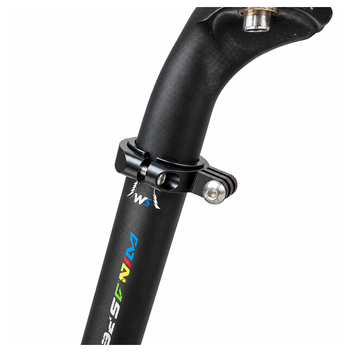 6061-T6 Aluminum Seatpost Camera Mount Clamp, Black CNC Anodized ...