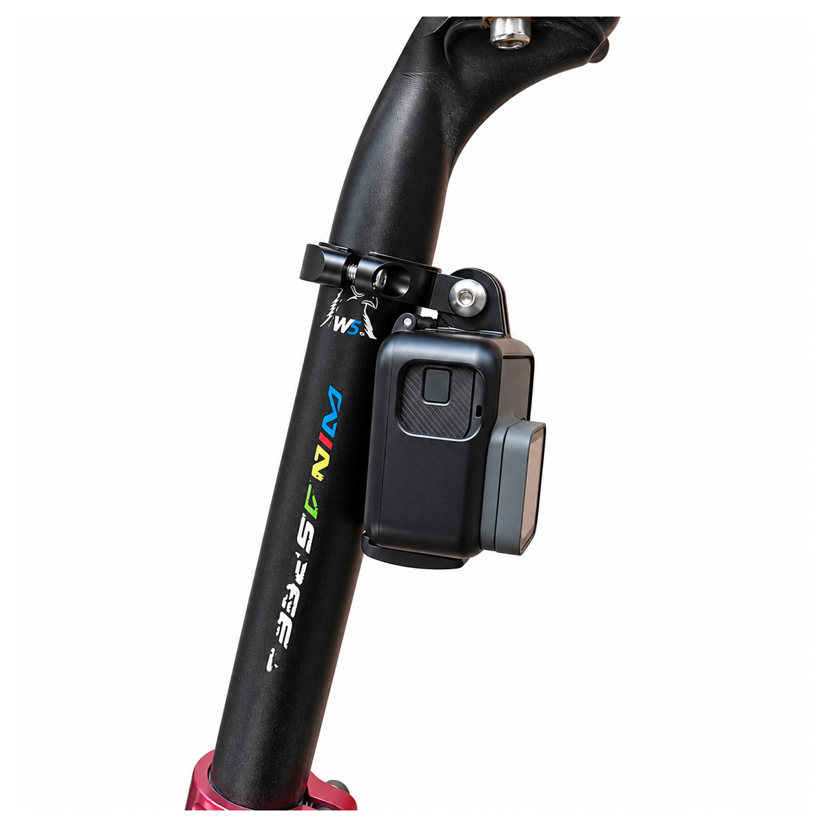 6061-T6 Aluminum Seatpost Camera Mount Clamp, Black CNC Anodized ...