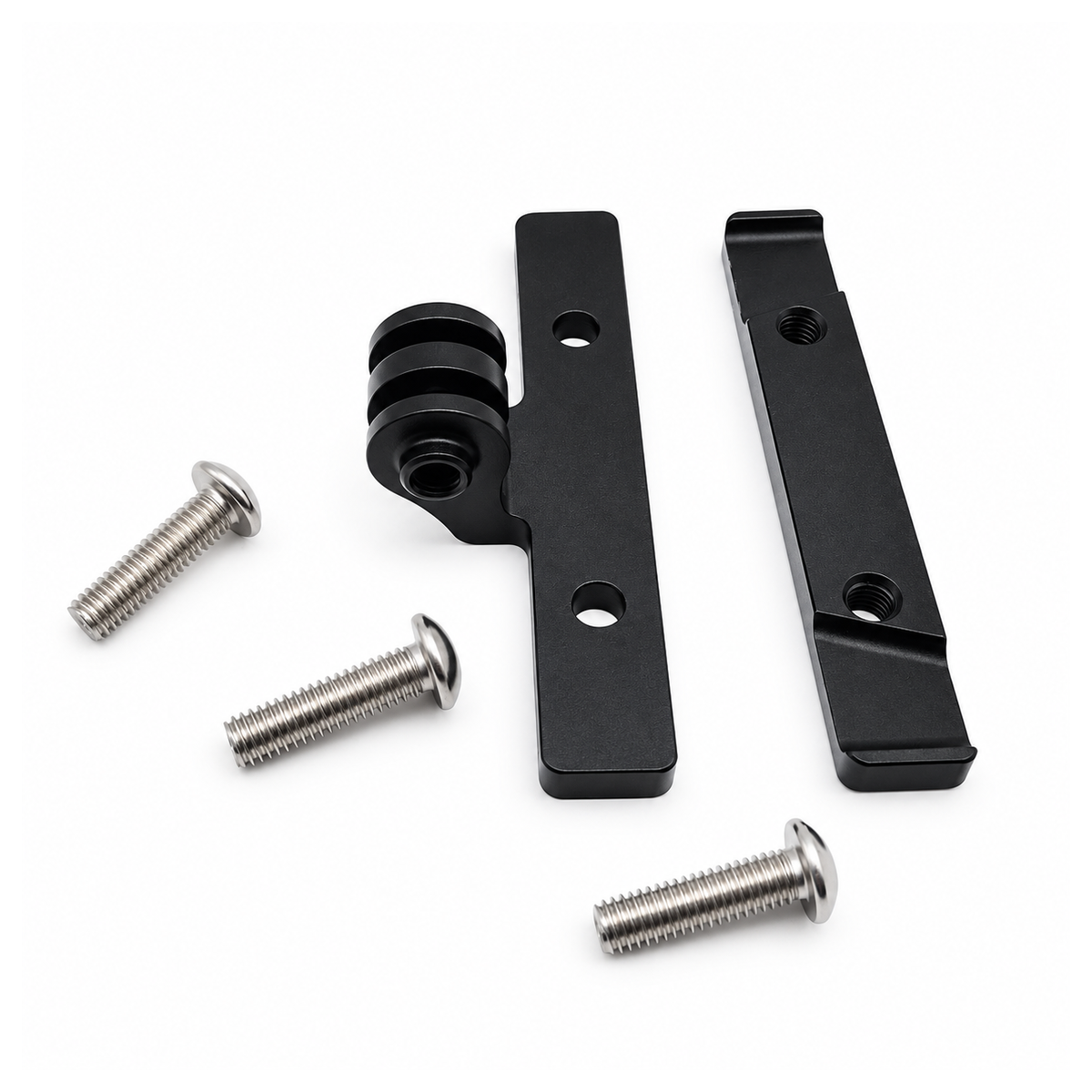 Camera Mounitng Rails 6061-T6 Aluminum Saddle Rail Camera Mount Bracket, Black CNC Anodized ...