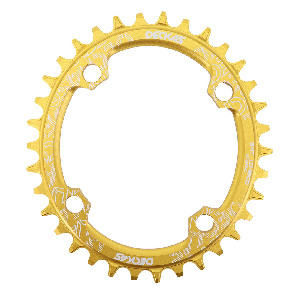 Deckas Bike Chainring Oval 104BCD 32T 34T 36T 38T 40 42 44 46 48 50 52 T Tooth MTB Road Bikes Mountain Chainwheel 104 Bcd