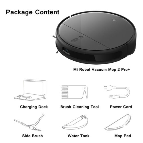 In Stock Cheap Global Xiaomi Mi Robot Vacuum Sweep Mop 2 Pro+ Home Dust Cleaner 3000Pa Suction Wet Mopping Mi Vacuum Cleaner