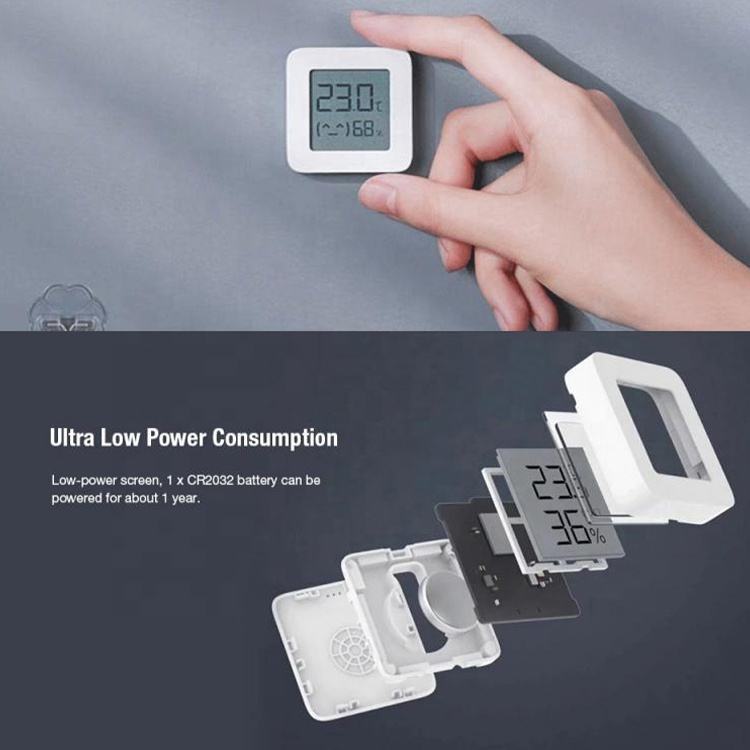 Xiaomi Display Smart Digital Mi Temperature and Humidity Monitor 2 Wireless Xiaomi Humidity Meter Temperature Sensor