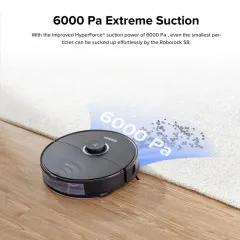 Hot Sale Xiaomi Roborock S8 Robot Vacuum Cleaner and Mop Cleaner DuoRoller Brush 6000Pa Suction ReactiveAI 2.0 Obstacle