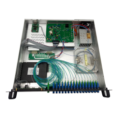 EDFA 16*20 dBm With WDM High Power Fiber Optical Amplifier