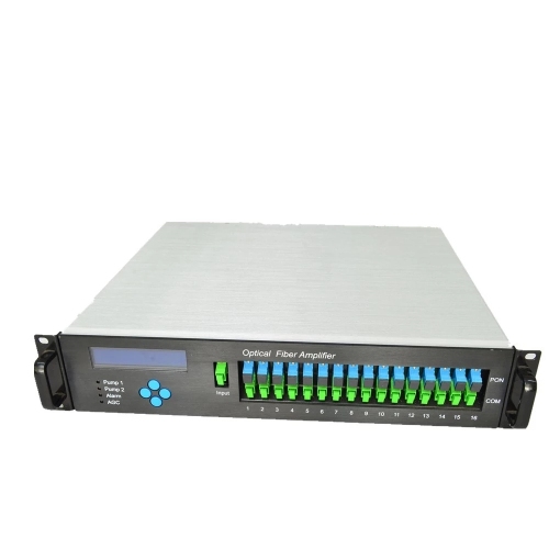 EDFA 16*23 dBm With WDM High Power Fiber Optical Amplifier