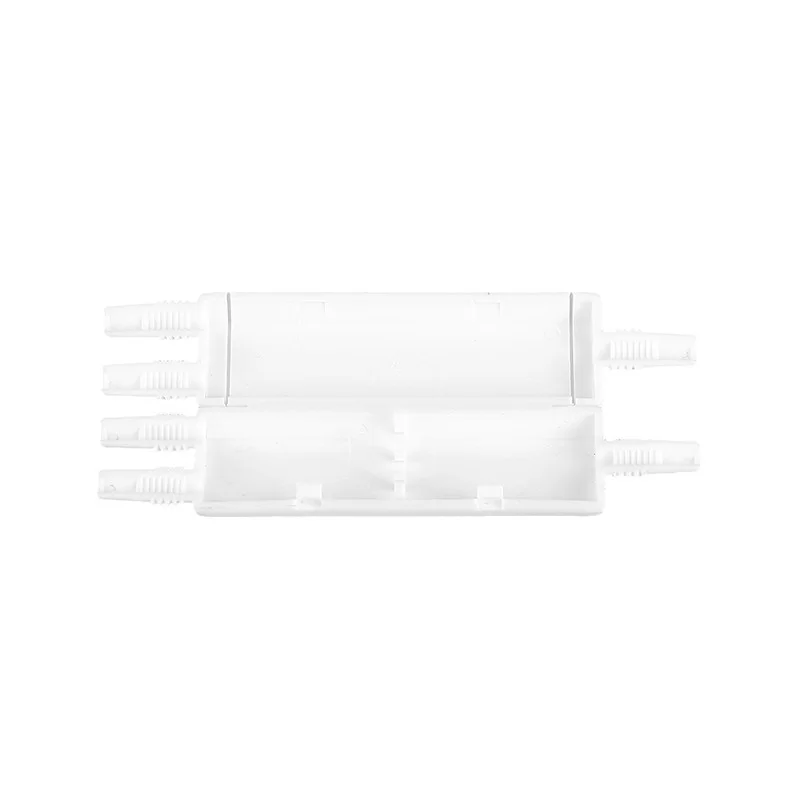 Fiber optical cables one in two out protection box